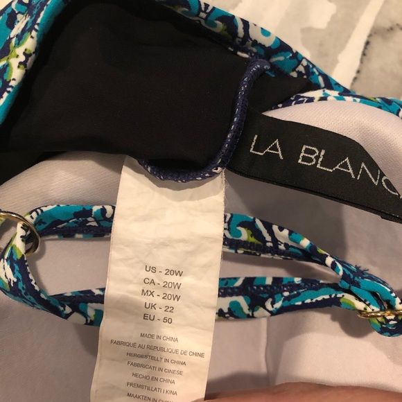La Blanca Tankini size 20w - Picture 3 of 3